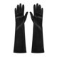 thumbnail image 3 of Guantes de moda para mujer, de satén y terciopelo, para noche, largos, para bolso, mitones de mujer, 3 of 4