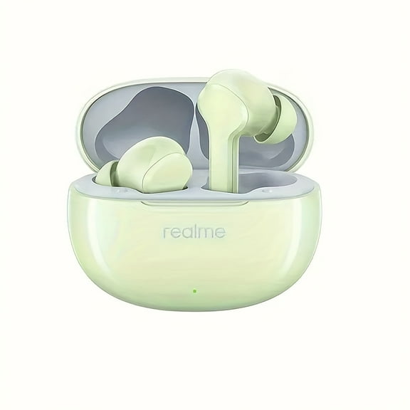 Realme T110 Wireless Earbuds Earphone,Wireless Charging, Bluetooth 5.4,Lightweight in-Ear Buds, 10mm Dynamic Bass Driver,Green