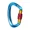 Blue 1PCS, variant on [1 Packs]Profession 25KN Aluminum Alloy Carabiner D Shape Carabiner Clip Security Mountaineering D-Ring Outdoor Rock Climbing Hammocks Black