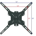 thumbnail image 2 of Ktaxon Full Motion TV Wall Mount Swivel Bracket 26 32 37 40 42 47 50 55 Inch, 2 of 7