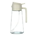 thumbnail image 1 of Pulverizador de aceite para cocinar, botella pulverizadora de aceite de oliva 2 en 1, pulverizador y dispensador de aceite de vidrio de 20oz/600ml para cocinar, barbacoa, 1 of 5