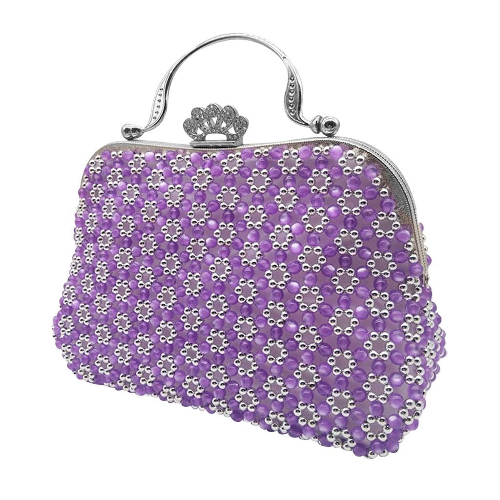 flower beaded bag