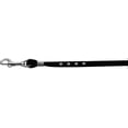 thumbnail image 4 of Dog, Puppy  Pet Leash, "Black Velvet Jeweled", 4 of 10