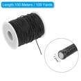 thumbnail image 2 of Uxcell 1.2mm 109 Yards Elastic String Cord Elastic Thread Beading String Cord, Black, 2 of 5