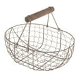 thumbnail image 4 of Abbracc Housewarming Gift Ornament Decorative Geometric Metal Vegetable Rack for Brown L, 4 of 9