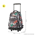 thumbnail image 2 of TOTTO Mochila Escolar Grande para Niño - Reforzada Porta Laptop 15.4 - Con Ruedas | 25 L RENGLON multicolor G, 2 of 8