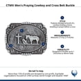 thumbnail image 5 of CTM  Praying Cowboy and Cross Belt Buckle (Men), 5 of 5