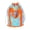 Blue orange strap, variant on Sand Toy Bucket Bag Mesh Beach Bag Beach Toy Bag Large Capacity Beach Handbag