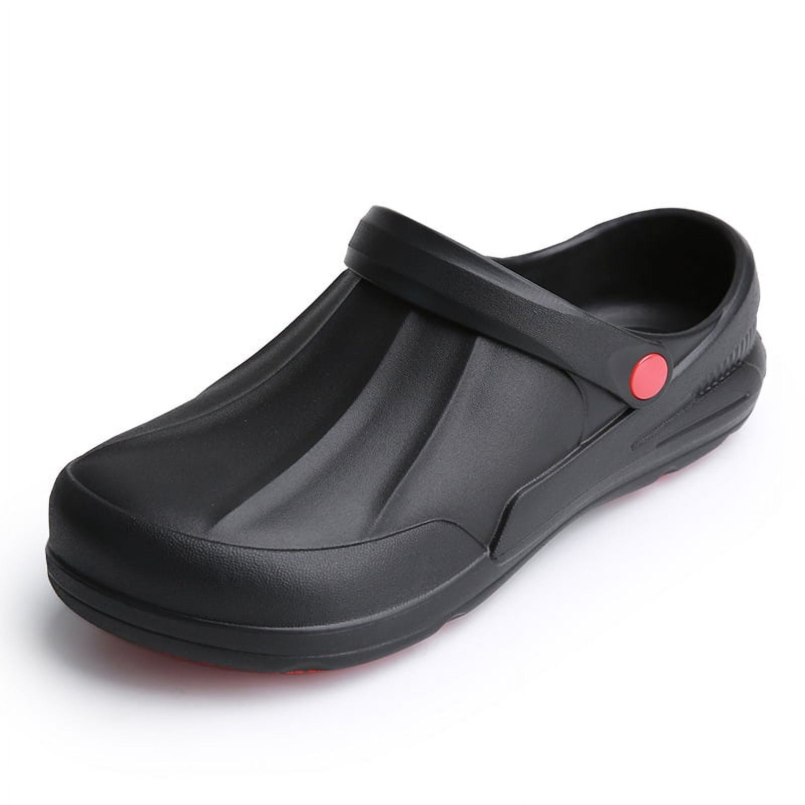 Black non slip oil resistant shoes hot sale