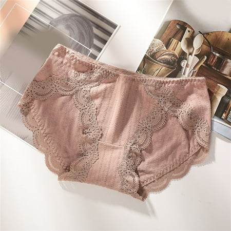 

Women Sexy Underwear Bikini Panties Lace Low Waist Rise Hipster Cotton Breathable Panties
