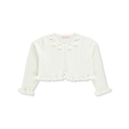Pink Shrug - Pink Butterfly Girls' Knit Shrug