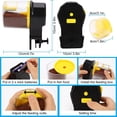 thumbnail image 4 of SUTENGDA Automatic Fish Tank Feeder - Aquarium Auto Timer Food Dispenser for Vacation-Yellow, 4 of 7