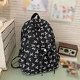 thumbnail image 4 of School Backpacks Bow Backpack Cute Preppy Daypack for Teen Girls School College Bookbag Black One Size, 4 of 9