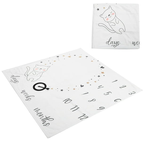 Gráfico de Crecimiento del Bebé, Manta de Hito para Bebé CuidoDosamete Diseñada, Suave en la Delicada Piel de la Piel del Bebé Fondo de Foto para Bebés Hogar