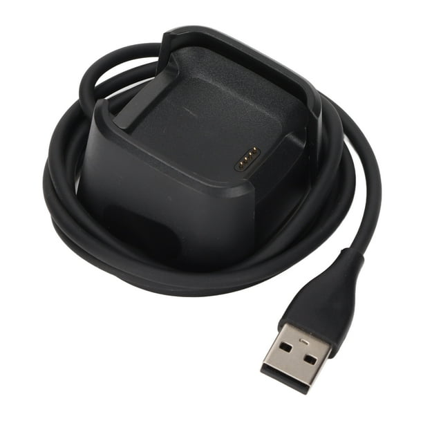 Base de carga USB para Fitbit Versa cargador Cable de carga USB Cargador USB para Fitbit Versa Cable de carga USB Soporte de base para Fitbit Versa Durabilidad probada en el tiempo