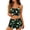 Green, variant on CQXIDFH Pajamas for Women Set Halloween Gothic Print Lettuce Trim Tank Top and Shorts Pajama Set Soft Comfy Pj Sets