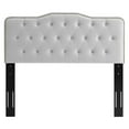 thumbnail image 3 of Modway Sophia Tufted Performance Velvet King/California King Headboard in Light Gray, 3 of 10