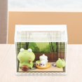 thumbnail image 7 of UYUH Miniature Animal Statue Resin Figurine with Acrylic Display Case, Cute Tabletop Decor for Bookshelf, Birthday Gifts, and Home Office Animal Design, 7 of 7