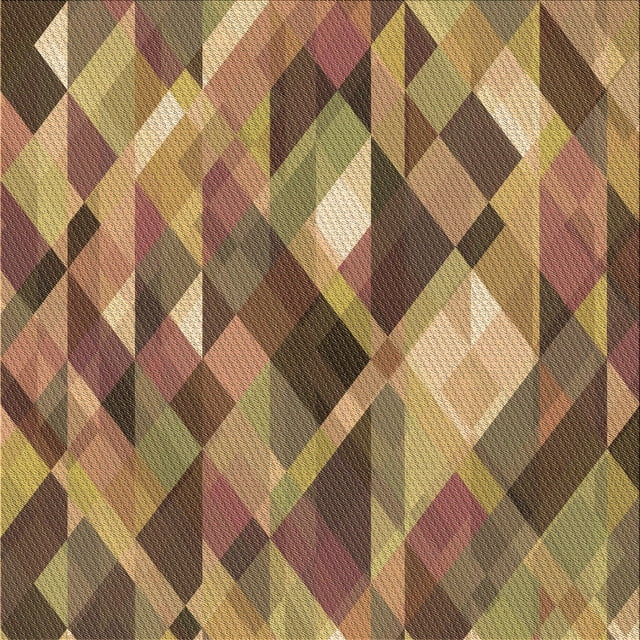 Ahgly Company Machine Washable Indoor Square Transitional GoldenRod Gold Area Rugs, 7' Square