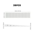 thumbnail image 3 of 20 Pcs Furniture Plastic Shims for Leveling Weight Capacity Composite Wedges Levelers Furniture Accessories, 3 of 8
