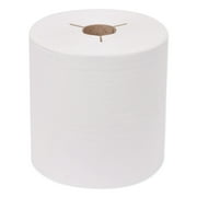 Tork Universal Hand Towel Roll Wipes Notched, 7.5" x 630 ft, White, 6 Rolls/Carton