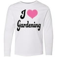 thumbnail image 3 of Inktastic Gardener Gift I Love Gardening Long Sleeve Youth T-Shirt, 3 of 5