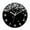 E55, variant on Black Glitter Jewelry Falling Gems Sparkle ShinyPrint Wall Clock Living Room Big Round Hanging Silent Wall Clocks Decor（10 Inch）
