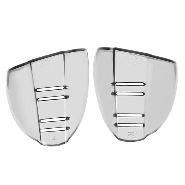 Protectores laterales flexibles para gafas, protectores laterales antideslizantes para gafas, patillas de 12mm, protectores laterales transparentes para gafas de seguridad, 1 par