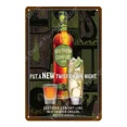 thumbnail image 3 of Cartel clásico de venta caliente de cerveza, plato de vino, letrero de hojalata, placa vintage, decoración de bar, cafetería, decoración de pared del hogar, pintura Shabby Chic YJ217, 3 of 5