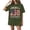 Army Green, variant on America 250 Anniversary 1776 2026 Graphic Short Sleeve Crewneck Loose Fit Casual T Shirt for Women Men Unisex Army Green L