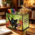 thumbnail image 4 of Stained Glass Style Acrylic Plant Pot, Flower Pot with Drainage Hole, Flower Cat Planter Pot, Cute Succulent Pot, Plant Lover Gift, 4 of 7