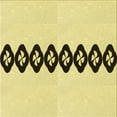 thumbnail image 1 of Ahgly Company Machine Washable Indoor Square Transitional Sun Yellow Area Rugs, 4' Square, 1 of 7