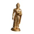 thumbnail image 4 of Estatua Buda , Adorno Portátil, Coleccionable, Escultura Budista Versátil, Figura Buda para la Decoración del Comedor y la Oficina Estilo B, 4 of 8