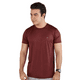 thumbnail image 1 of Playera Deportiva Para Hombre Manga Corta Tipo Dry Fit Rojo Vino, 1 of 4