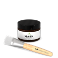 thumbnail image 2 of Clearly MASK, Clarifying and Deep Pore Cleansing Charcoal Face Mask with Hyaluronic Acid + Rooibos + Mask Brush, 2 of 2