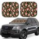 thumbnail image 1 of Balery Edgehog and Mushrooms Parasol para parabrisas de coche de 2 piezas | Parasol plegable para parabrisas delantero de coche para la mayoría de sedanes-Large, 1 of 6