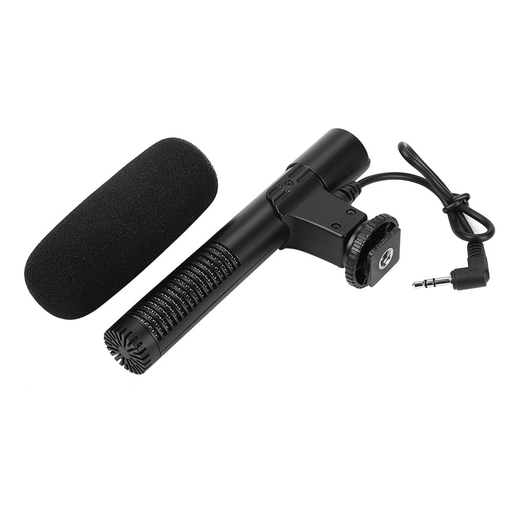 for Camcorders Camera Camcorder Audio Recorders Various Cameras Useful Compact Practical Condenser Microphone with Windsheid CHICIRIS Camera Microphone with Windsheid 