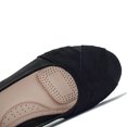 thumbnail image 3 of Ataiwee Women's Wide Width Flat Shoes, Classy Soft Round Toe Cross Line Design Ballet Flats.(2109002,BK/MF,13 Wide), 3 of 7