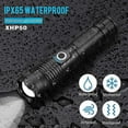 thumbnail image 4 of 5000 Lumens USB Rechargeable LED Flashlight,18650 Battery Included16.5cm, 4 of 5