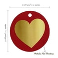 thumbnail image 6 of Inkdotpot Made With Love Wedding Bottle Tag Real Gold Foil Favor Hang Tags Pack Of 50, 6 of 6
