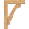 thumbnail image 3 of Ekena Millwork 7 1/2"W x 32"D x 44"H Balboa Block Smooth Bracket w/ Offset Brace, Western Red Cedar, 3 of 25