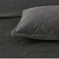 thumbnail image 4 of Home Soft Things 5 Piece Velvet Quilted Bedspread Set - Gun Metal - Oversize King (122" x 106"), 4 of 6