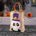 thumbnail image 2 of OAVQHLG3B Halloween Candy Totes Bags Halloween Decorations Cute Ghost Handbag Basket Buckets Trick or Treat Bags for Halloween Home Party Favor Bags Decor, 2 of 3