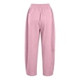 thumbnail image 3 of FYDUU Pants for Girls Casual Jogger Pants Everyday Comfort Back to School Trousers Kids Pant Solid Color Relaxed Slacks 7-8 Years, 3 of 3