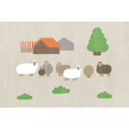 thumbnail image 1 of Children's carpet, reading area, floor mat, bedroom, living room, scrub, room to sit and sleep, cartoon My Lux Decor Round, 1 of 14