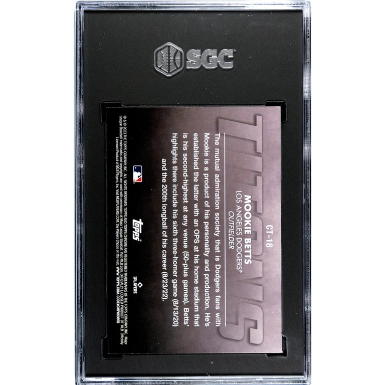 2023 Topps Chrome Update #CT-18 Mookie Betts Titans SGC 8