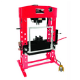 thumbnail image 2 of AFF - Shop Press - 100 Ton Capacity - Foot Operated Air Motor/Manual Pump W/ Hydraulic Ram - Built In Polycarbonate Press Guard - 10 pc Pin & Bearing Press Adapter Set Included - SUPER DUTY, 2 of 3