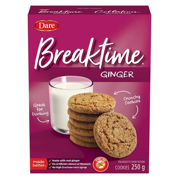 Collation Gingembre, Biscuits Dare 250 g