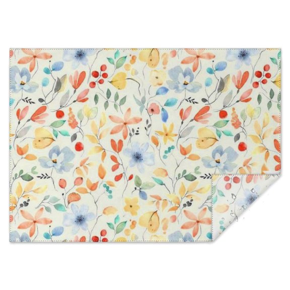 Pioneer Flower Rectangle Tablecloth 60"x84",Waterproof Polyester Rectangle Table Cloth, Wipeable Spillproof Polyester Tablecloth for Dining, Camping, Indoor and Outdoor