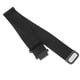 thumbnail image 3 of Correa de reloj inteligente de 15 mm con hebilla magnética de acero inoxidable y cierre de seguridad para Amazfit 2 A1807, color negro, 3 of 14
